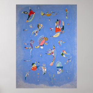Affiche Ciel bleu, Kandinsky 1940