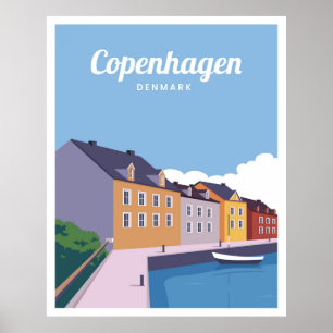 Affiche Ciel de Copenhague