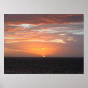 Affiche Ciel de couleur orange