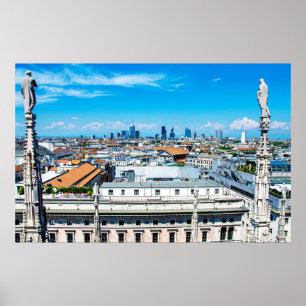 Affiche Ciel de Milan