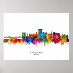 Affiche Ciel de Springfield Missouri
