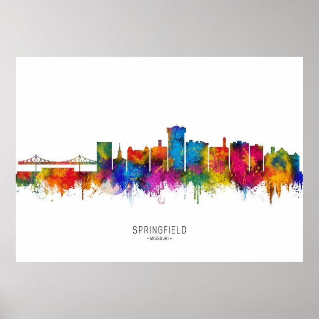 Affiche Ciel de Springfield Missouri (Devant)