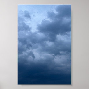 Affiche Ciel d'orage sombre et maussade Photographie de nu