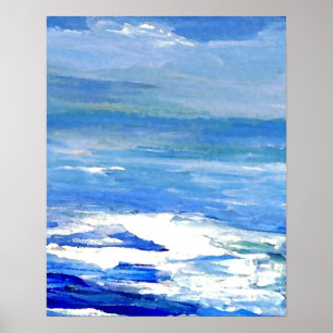 Affiche Ciel éloigné d'affiche d'océan de CricketDiane
