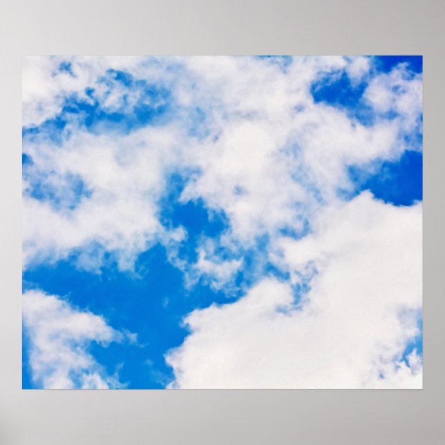 Affiche ciel et nuages (Devant)