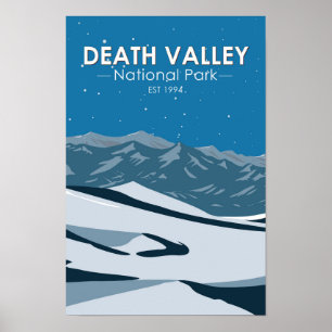 Affiche Ciel nocturne du parc national de la vallée de la