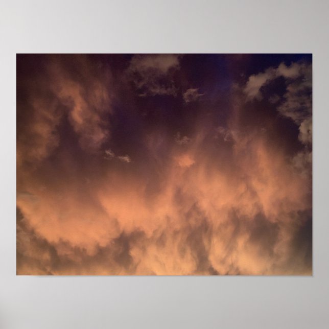 Affiche Ciel orageux (Devant)
