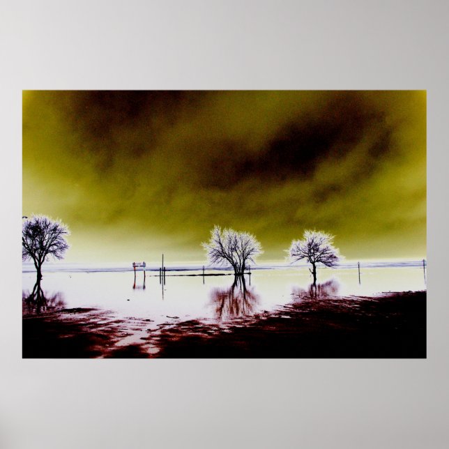 Affiche Ciel orange (Devant)