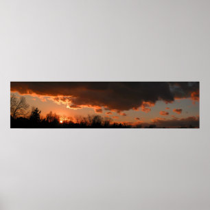 Affiche Ciel rouge