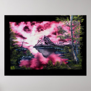 Affiche Ciel sur l'affiche du feu