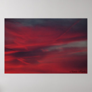 Affiche Ciel trempé dans le sang