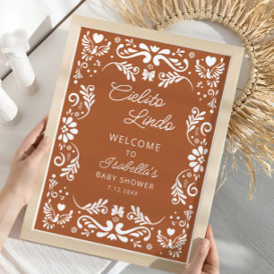 Affiche Cielito Lindo Baby shower mexicain Bienvenue