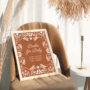 Affiche Cielito Lindo Baby shower mexicain Livres pour béb
