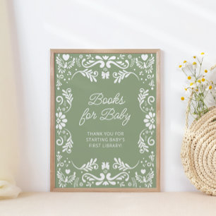 Affiche Cielito Lindo Baby shower mexicain Livres pour béb