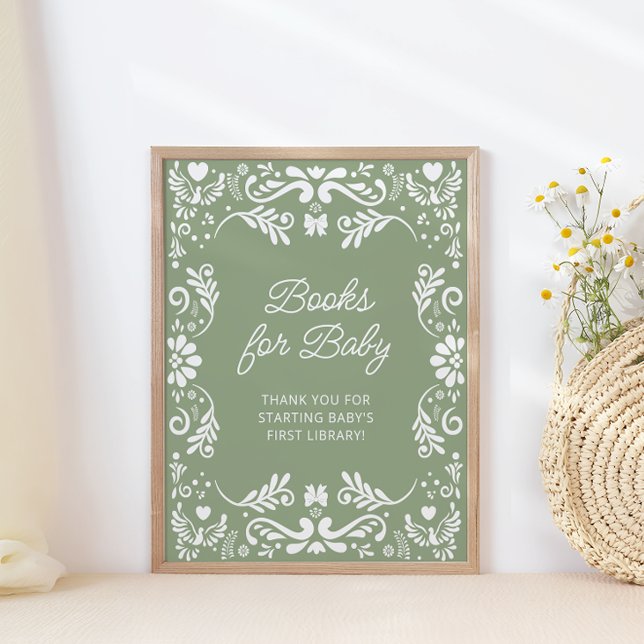 Affiche Cielito Lindo Baby shower mexicain Livres pour béb (Créateur téléchargé)