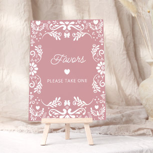 Affiche Cielito Lindo Mexicaine Fille Baby shower Faveurs