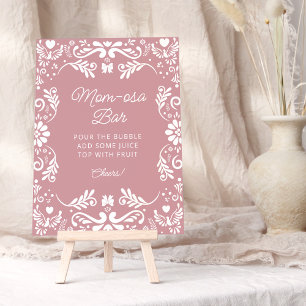 Affiche Cielito Lindo Mexicaine Girl Baby shower Maman-osa