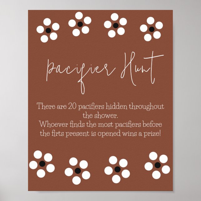 Affiche Cielito Lindo Talavera Baby shower mexicain Jeu (Devant)