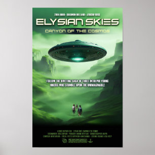 Affiche Ciels Elysiens : Canyon du film artistique Cosmos