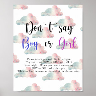 Affiche Cieux - Ne dites pas garçon ou fille