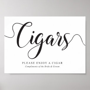 Affiche Cigares. Mariage Cigars Gratuit