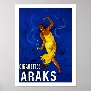 Affiche Cigarettes Araks