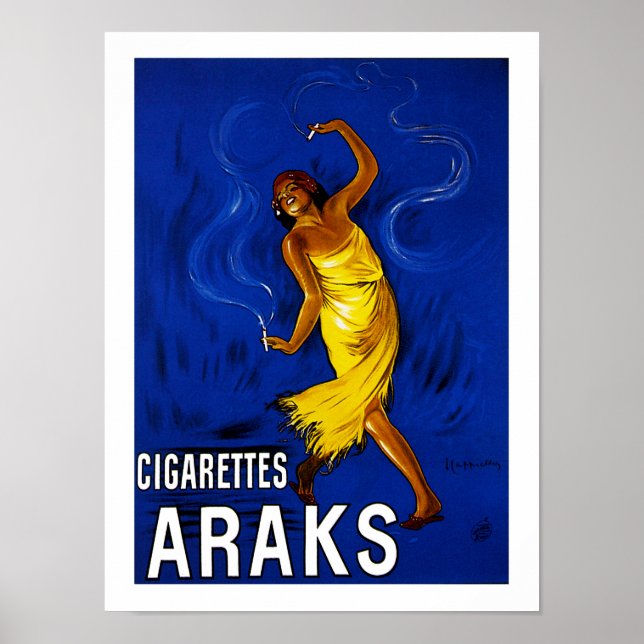 Affiche Cigarettes Araks (Devant)