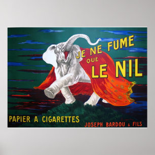 Affiche cigarettes éléphantes-1900