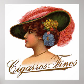 Affiche Cigarros Finos