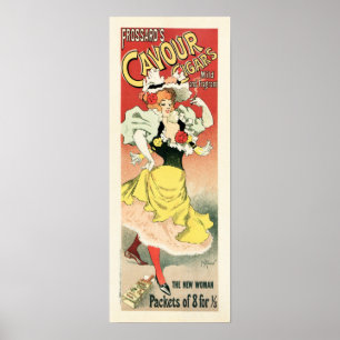 Affiche CIGARS CAVOUR de Frossard par Georges Meunier Fren