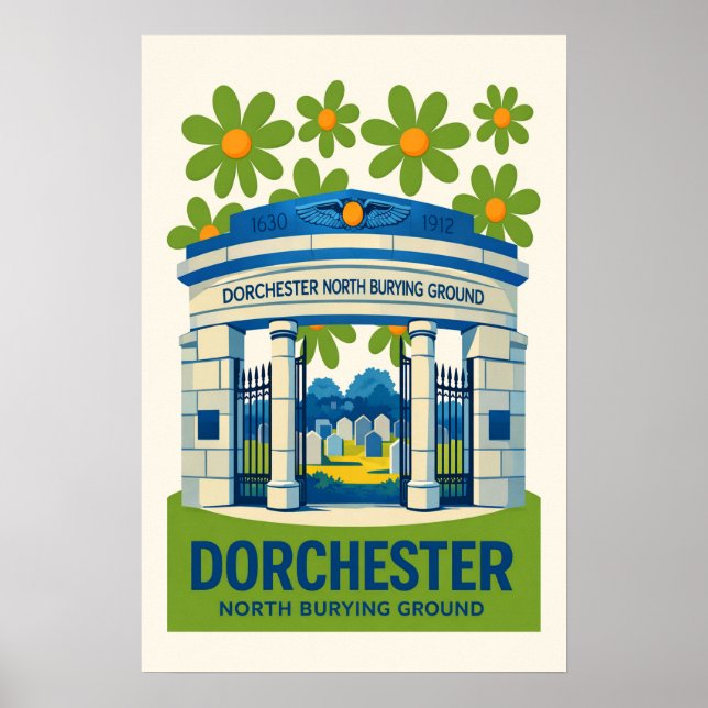 Affiche Cimetière de Dorchester Nord (Devant)