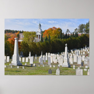 Affiche Cimetière de Lyndon, Vermont