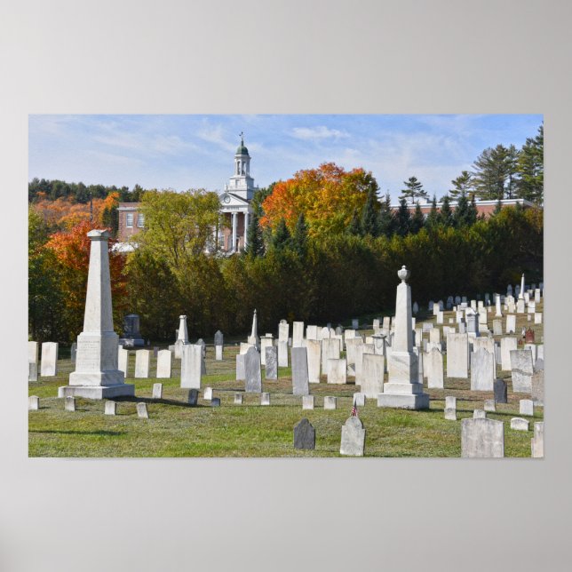 Affiche Cimetière de Lyndon, Vermont (Devant)