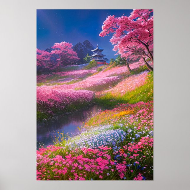 Affiche Cimier de fleurs (Devant)