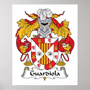 Affiche Cimier de la famille Guardiola