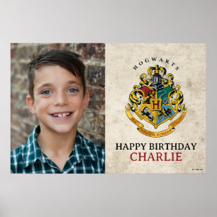 Affiche Cimier de Poudlard Harry Potter Anniversaire