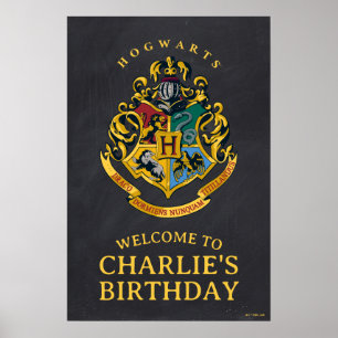 Affiche Cimier de Poudlard Harry Potter Anniversaire