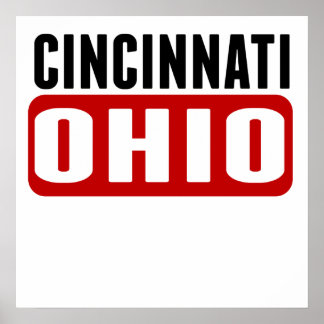 Affiche Cincinnati Ohio