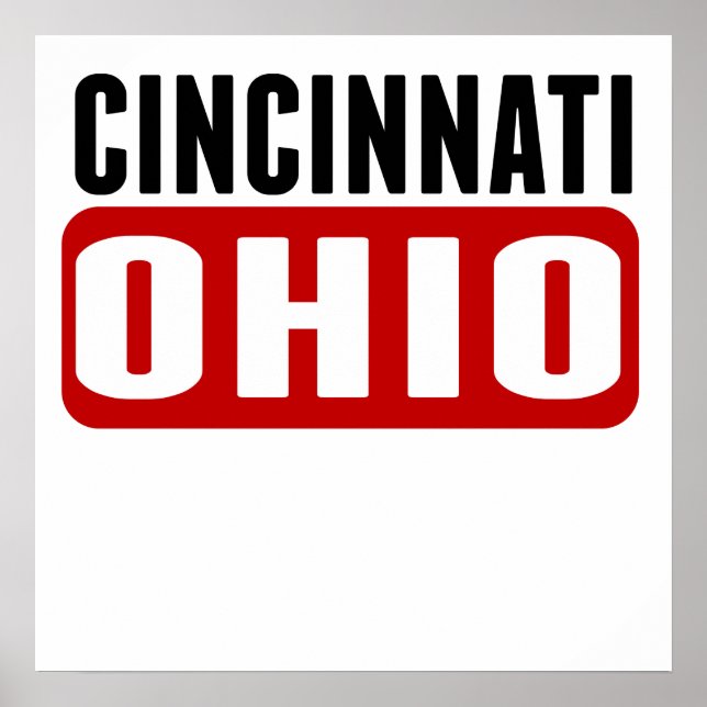 Affiche Cincinnati Ohio (Devant)