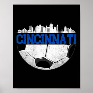 Affiche Cincinnati Soccer en détresse Cincy nati