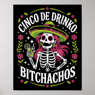 Affiche Cinco De Drinko Achos Cinco De Mayo