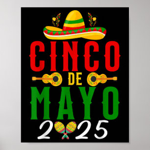Affiche Cinco De Mayo 2025 Fiesta Party Mexican 5 De Mayo