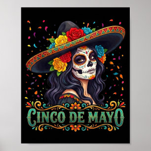 Affiche Cinco de mayo 2026 fiesta mexicaine 5 mai fillesC