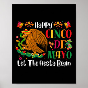 Affiche Cinco De Mayo Aigle Mexicain Pour Hommes Et Femmes