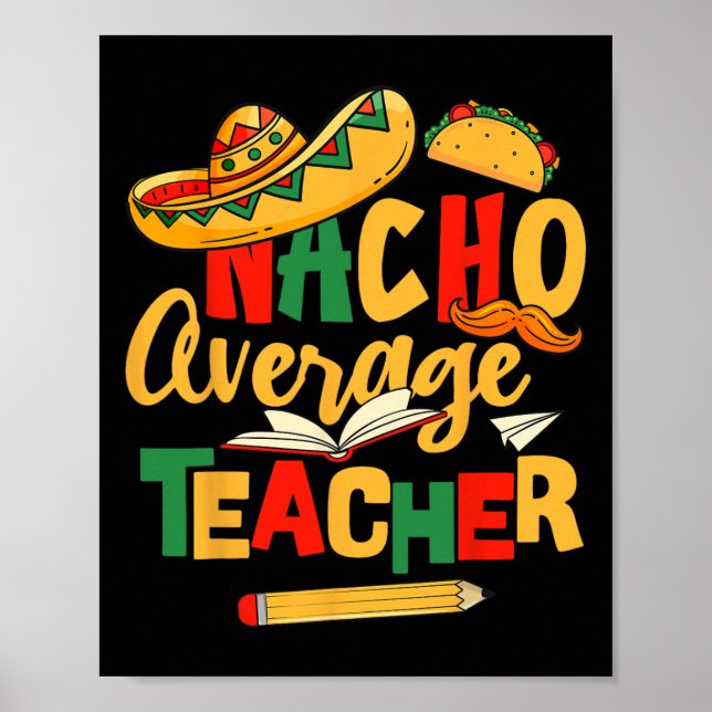 Affiche Cinco De Mayo Byck À L'École Mexicaine Nacho Moyen (Devant)