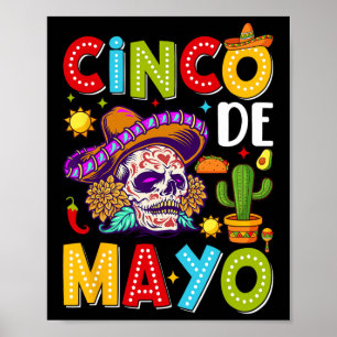 Affiche Cinco De Mayo Camisa Costume De Fête Mexicaine 5 D