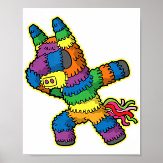 Affiche Cinco de Mayo Dabbing Pinata Fiesta 5