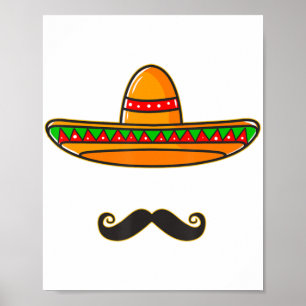 Affiche Cinco De Mayo Day Cadeaux mexicains Nacho Cele moy