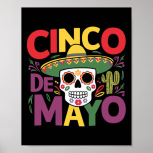 Affiche Cinco De Mayo Fiesta Amusant Famille Match 5 De Ma