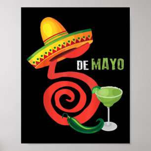 Affiche Cinco De Mayo Fiesta Design Camisa 5 De Mayo Viva